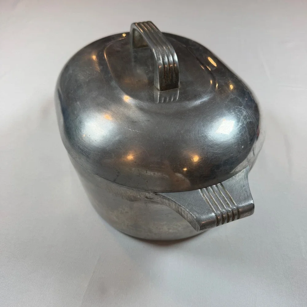 Wagner Ware Sidney 0 Magnalite Roasterette 4263 Vtg Aluminum Oval Roaster w/ Lid